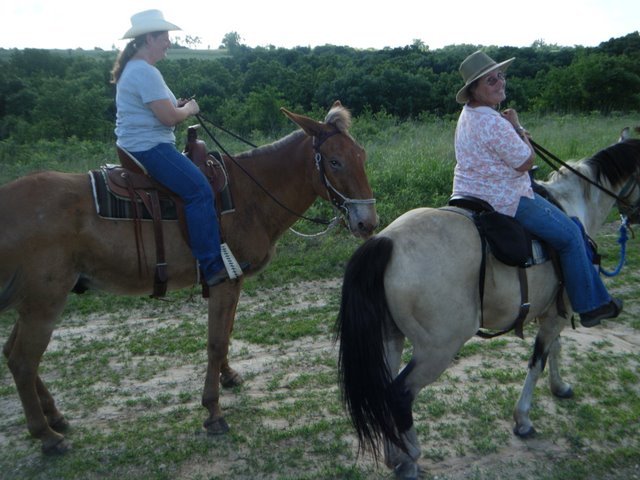 Riders on the ranch