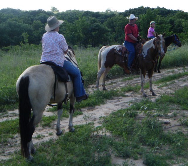 Riders on the ranch
