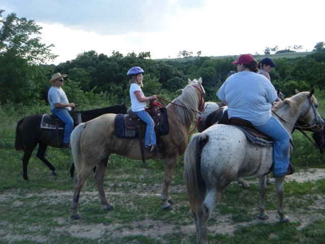 Riders on the ranch