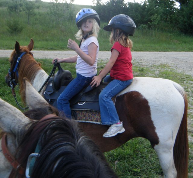 Riders on the ranch