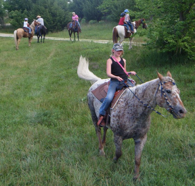 Riders on the ranch